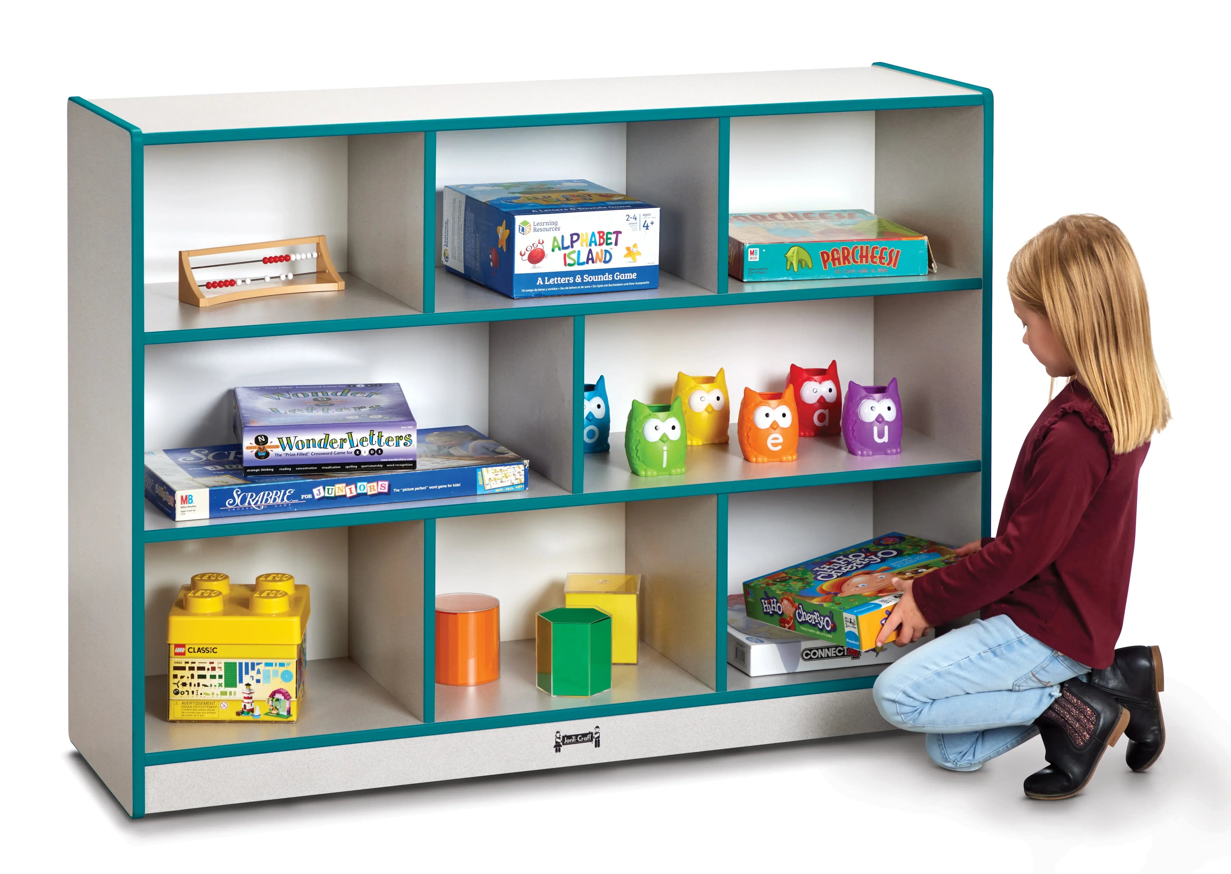 Rainbow Accents® Super-Sized Single Mobile Storage Unit - Teal
