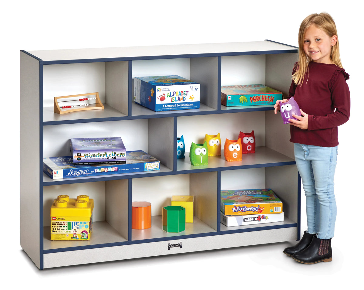 Rainbow Accents® Super-Sized Single Mobile Storage Unit - Navy