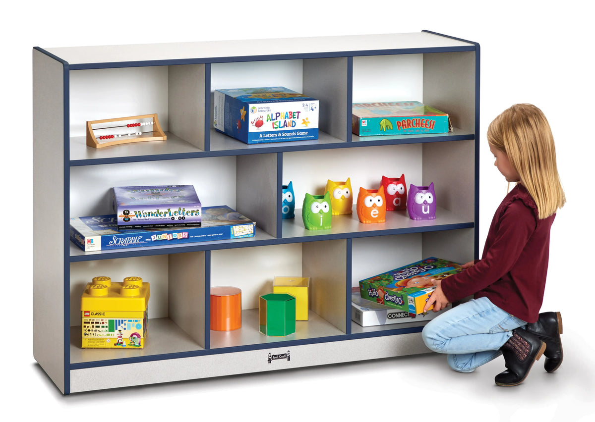 Rainbow Accents® Super-Sized Single Mobile Storage Unit - Navy