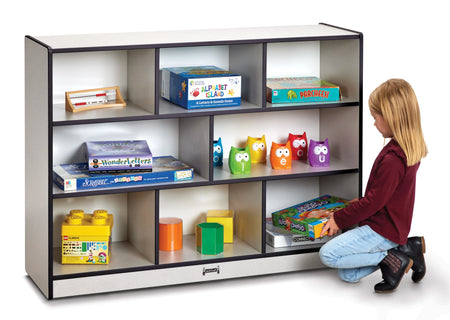 Rainbow Accents® Super-Sized Single Mobile Storage Unit - Black