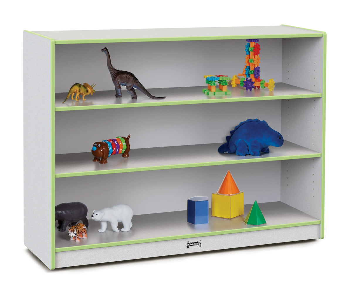 Rainbow Accents® Super-Sized Adjustable Mobile Straight-Shelf - Key Lime Green