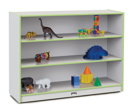 Rainbow Accents® Super-Sized Adjustable Mobile Straight-Shelf - Key Lime Green