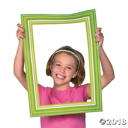 Bright Paper Frames - Assorted Sizes - 24 per package