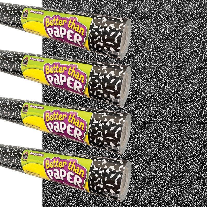 Better Than Paper&reg; Bulletin Board Roll, 4' x 12', Composition, 4-Pack
