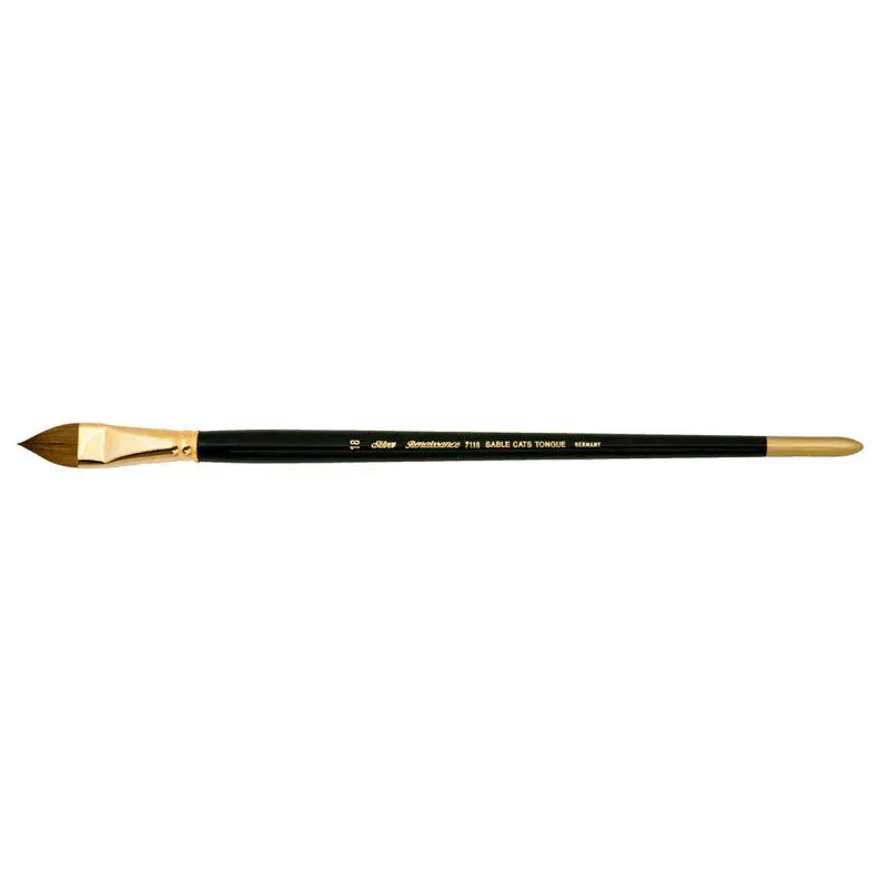 Renaissance&reg; Cats Tongue Brush, Long Handle, Size 18