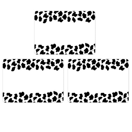 Farm Friends Cow Print Labels, 36 Per Pack, 3 Packs