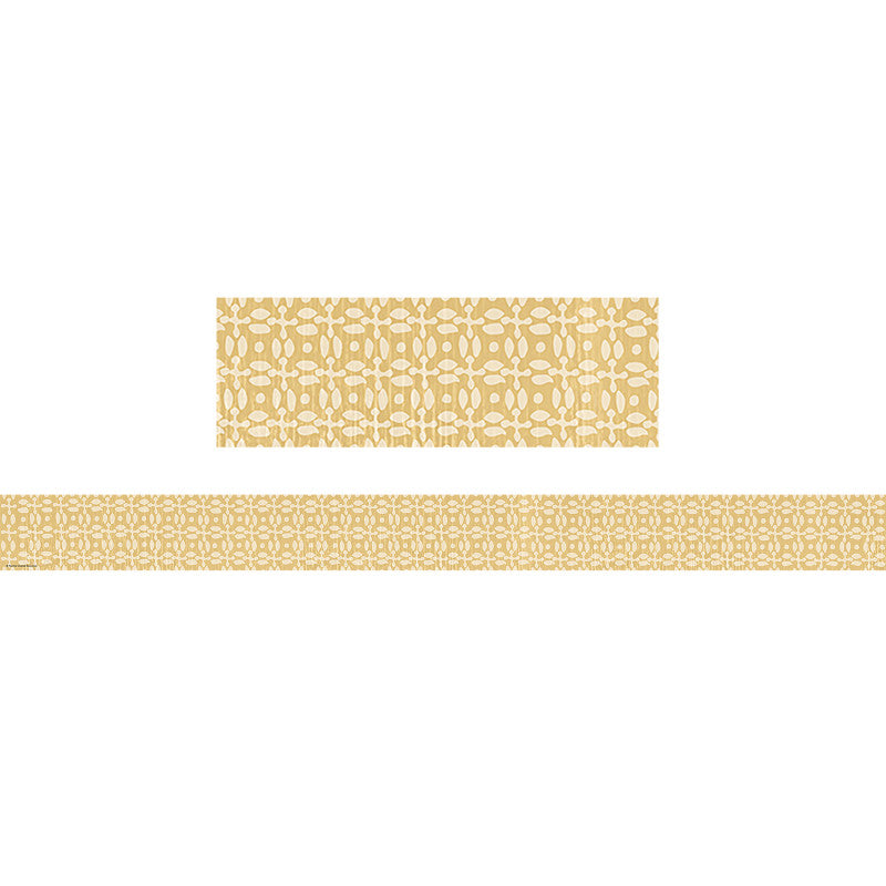 Classroom Cottage Buttercup Straight Border Trim, 35 Feet