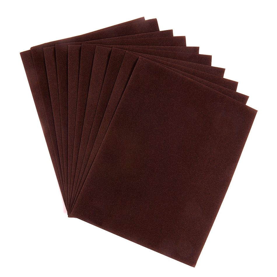 Hygloss Velour Paper Brown - 8.5" x 11" (10 Sheets)
