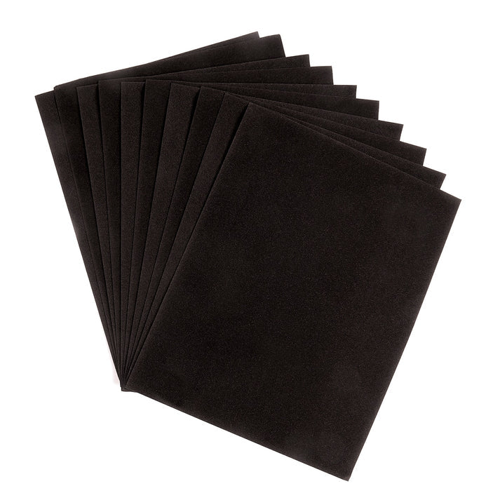 Hygloss Velour Paper Black - 22" x 27" (14 Sheets)