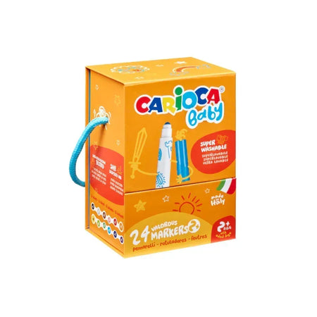 Baby Valorous Washable Markers 2+ Hard Box - 24 Pieces