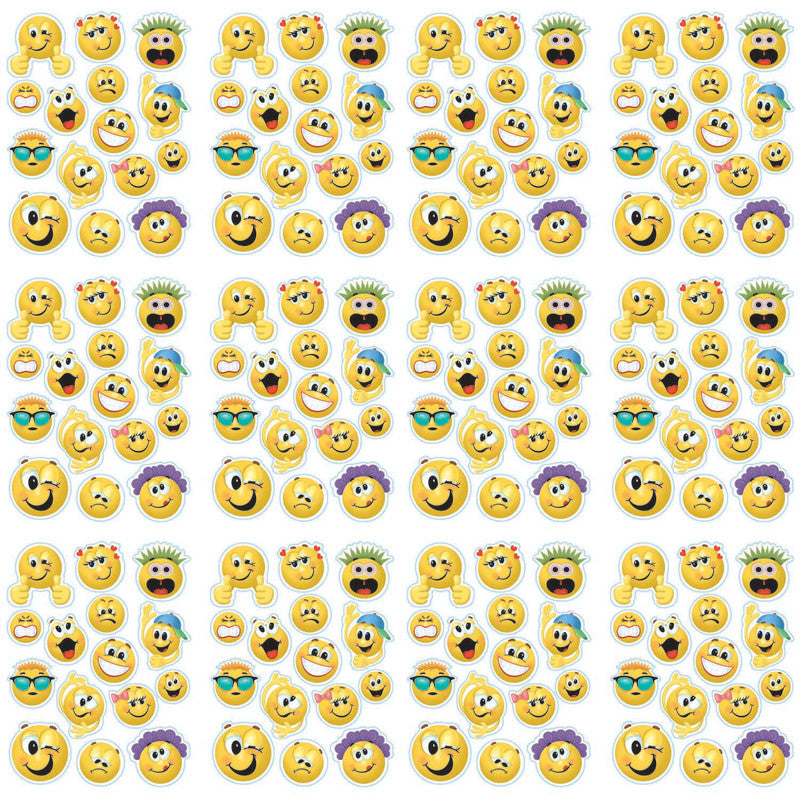 Emoticons Window Clings, 12 Sheets