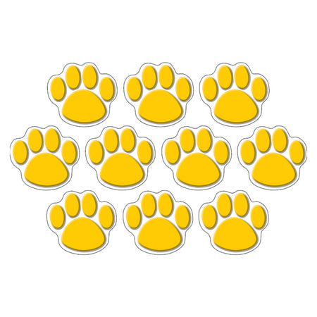 Gold Paw Prints Accents, Pack of 30