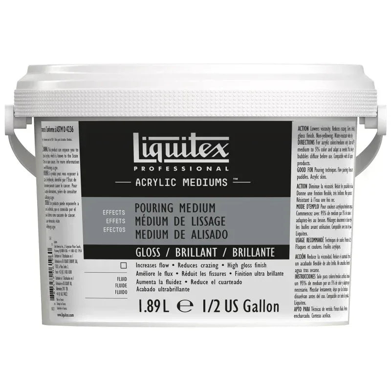 Professional Acrylic Pouring Medium, Gloss, 64 oz (1.89 L)