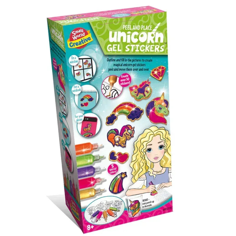 Peel and Place Unicorn Gel Stickers Kit