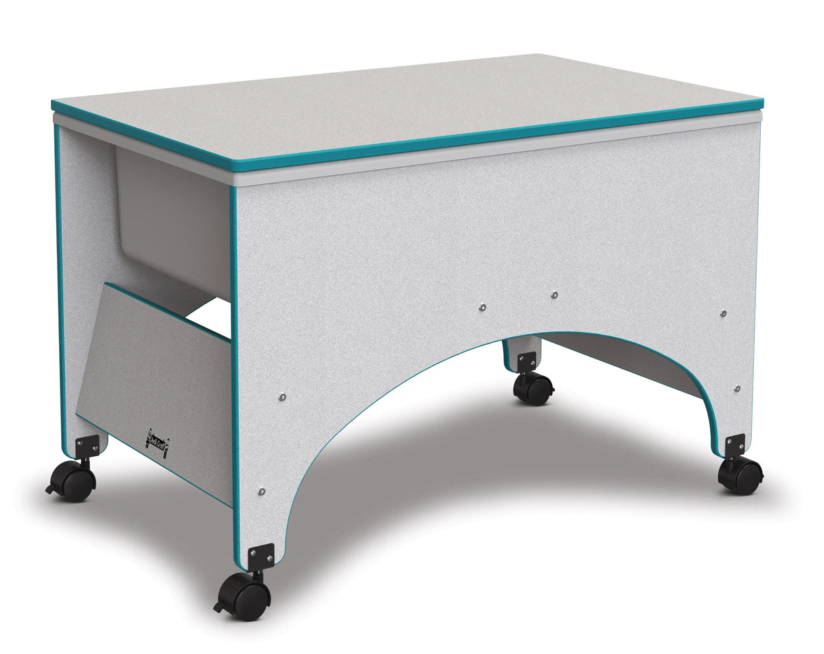 Rainbow Accents® Space Saver Sensory Table - Teal