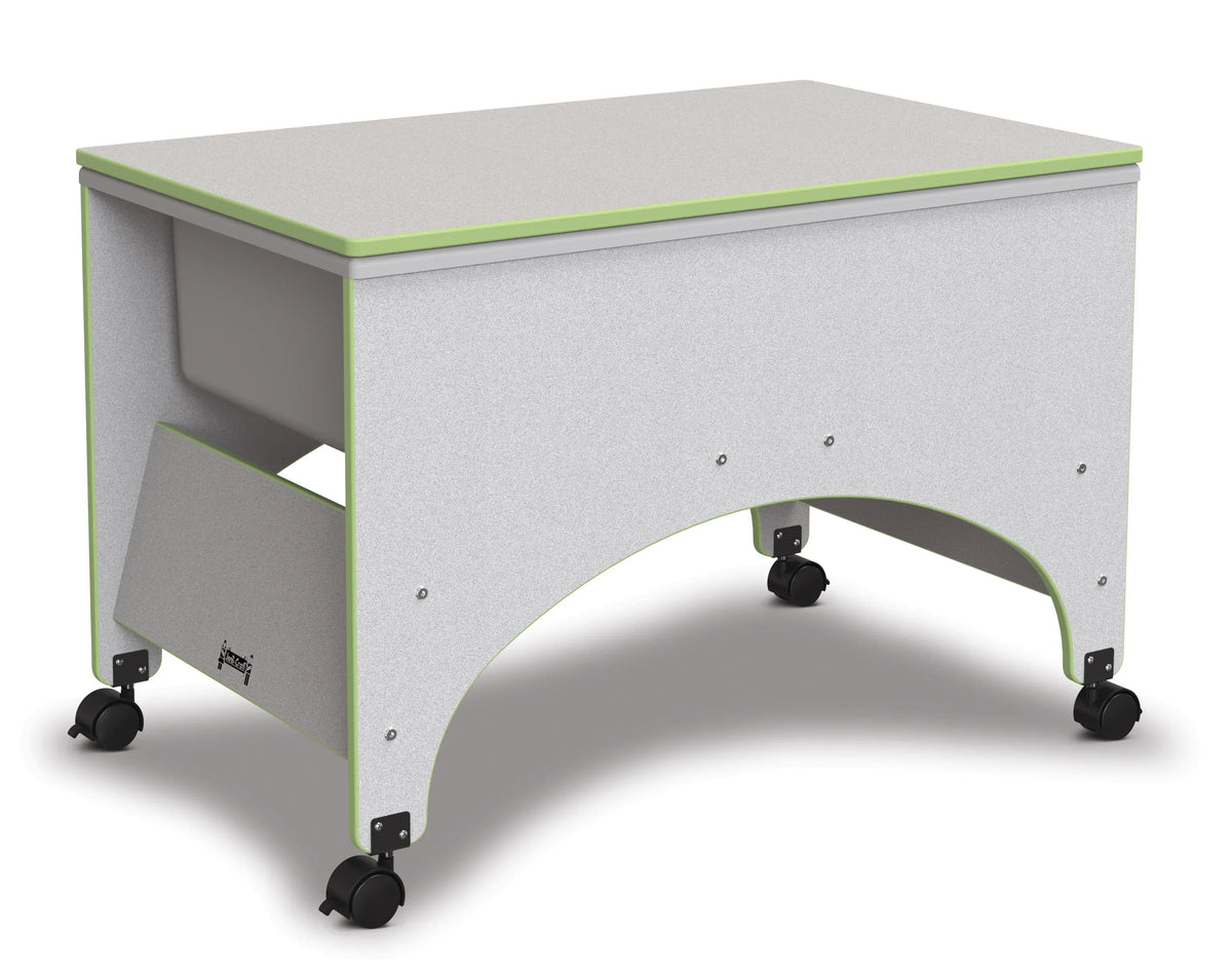 Rainbow Accents® Space Saver Sensory Table - Key Lime Green