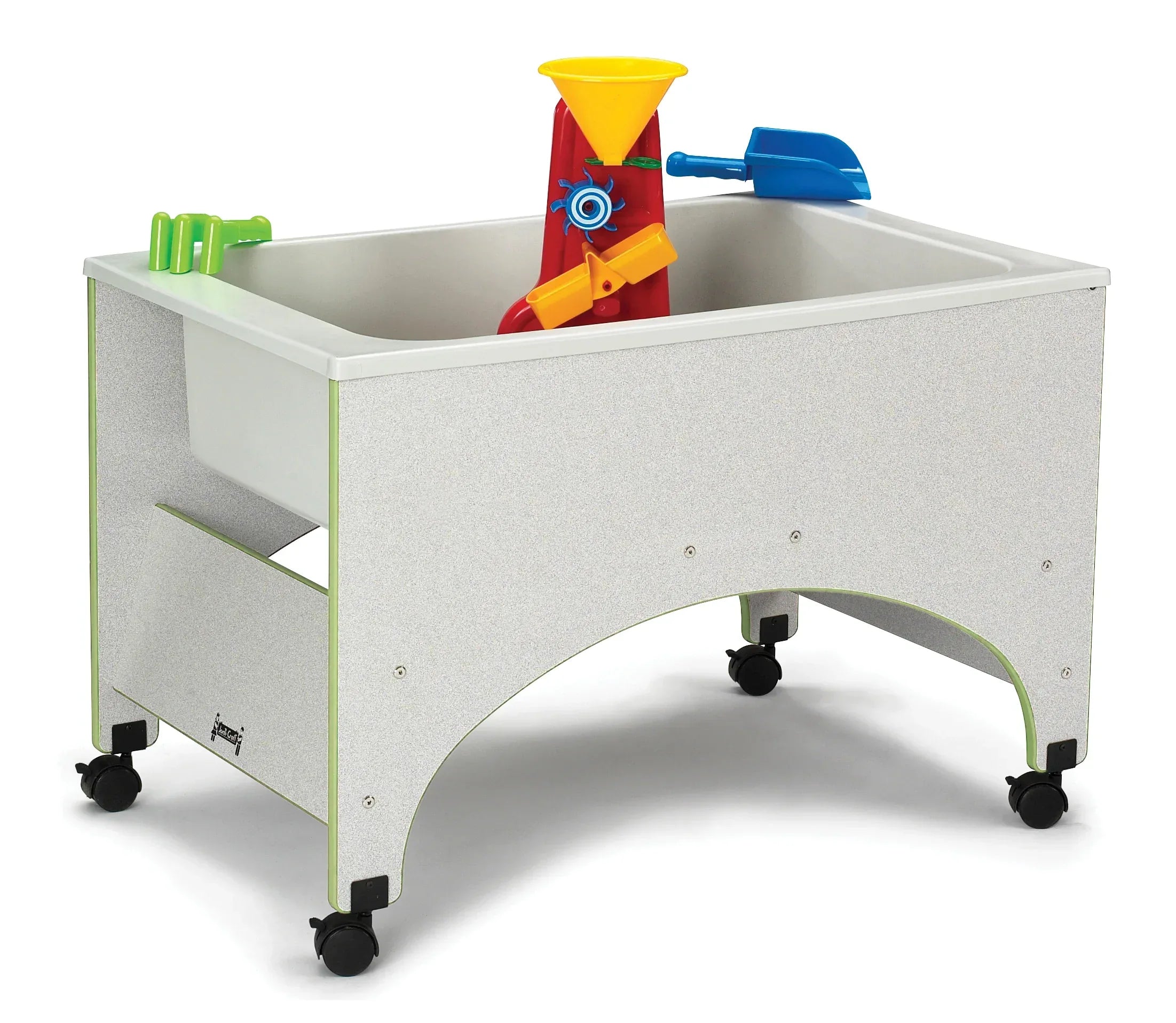 Rainbow Accents® Space Saver Sensory Table - Key Lime Green