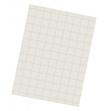 9" x 12" White 1" Quadrille Drawing Paper - 500/Sheets