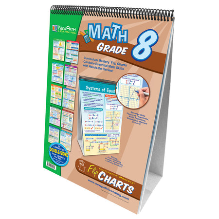 Math Skills Curriculum Mastery&reg; Flip Chart, 10 Pages, Grade 8