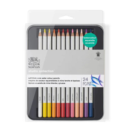 WN Studio Collection Watercolour Pencil Tin - 24pc