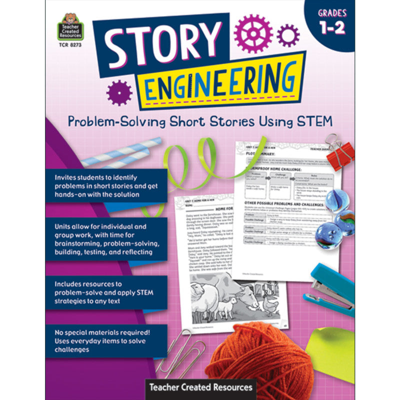 Story Engineering: Problem-Solving Short Stories Using STEM, Grade 1-2