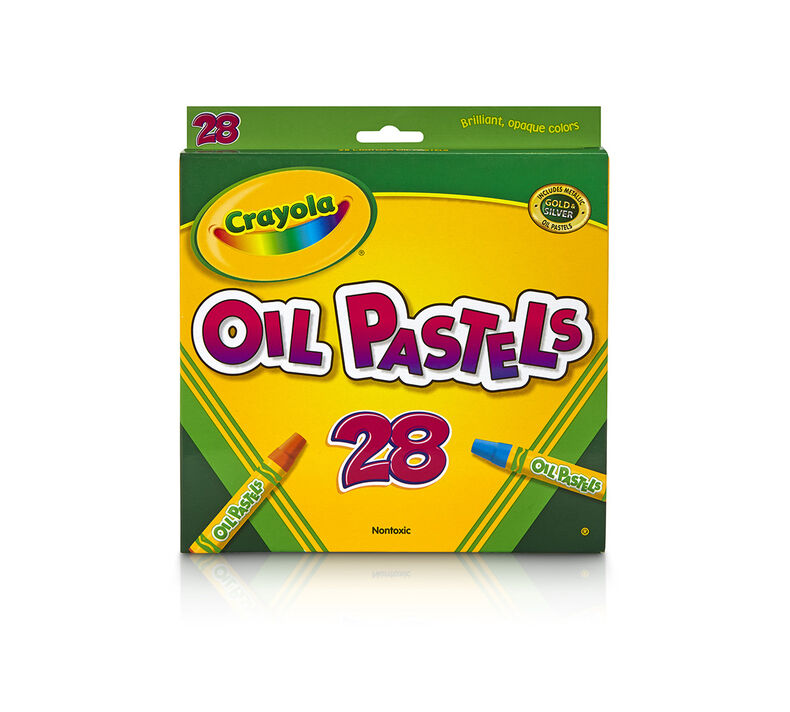 Crayola® Oil Pastels, 28 color set (BIN52-4628)