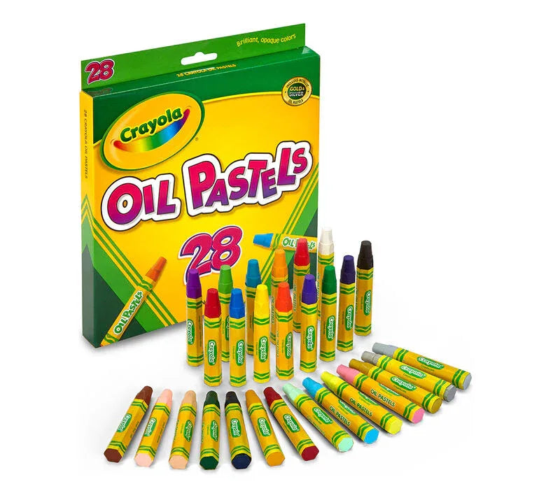 Crayola® Oil Pastels, 28 color set (BIN52-4628)