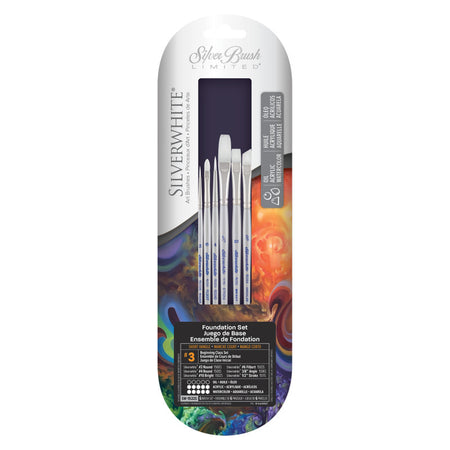Silverwhite&reg; Foundation Basic 6-Piece W/C Brush Set 28cdc8205e4a2f63662584a3249e020c17a7ec3c