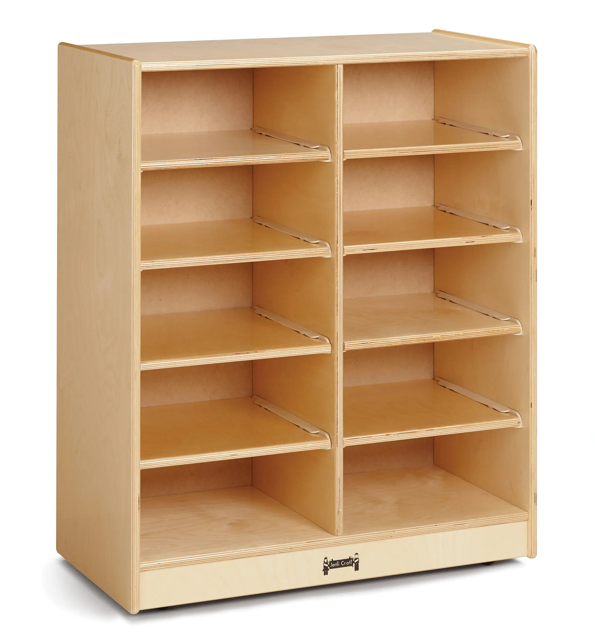 Jonti-Craft® 10 Tub Mobile Storage - with Clear Tubs