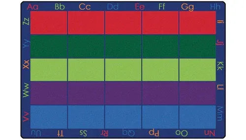 Colorful Places Seating Rug, 8'4" x 13'4" Rectangle, Primary Colors