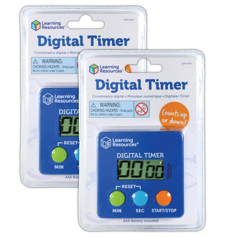 Digital Timer, Pack of 2