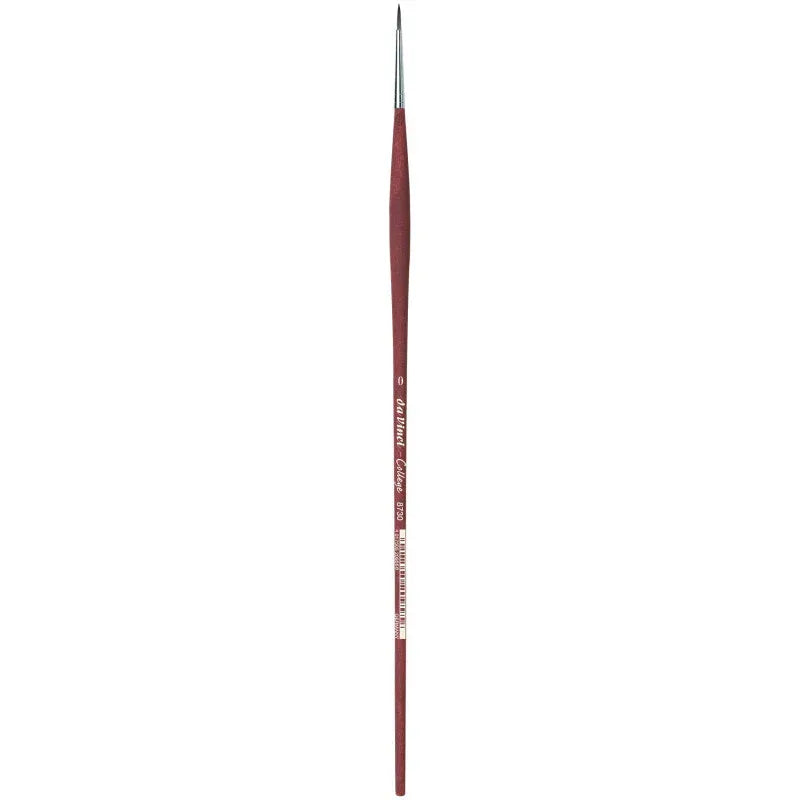 COLLEGE Student Brush, Synthetic, Acrylic & Oil, Round, Series 8730, Size 0