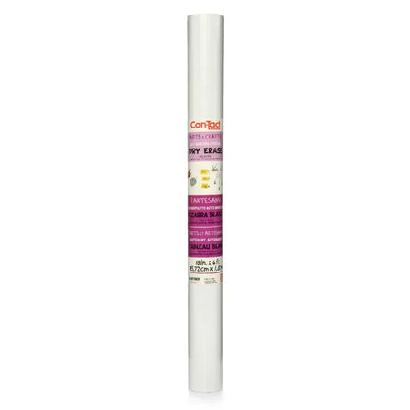 Adhesive Roll, Dry Erase, 18" x 6'