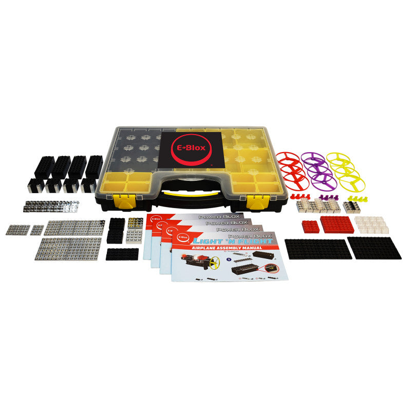 Power Blox&trade; Multi-Student Class Set, 3D Lights & Motor Circuits - Light 'N Flight
