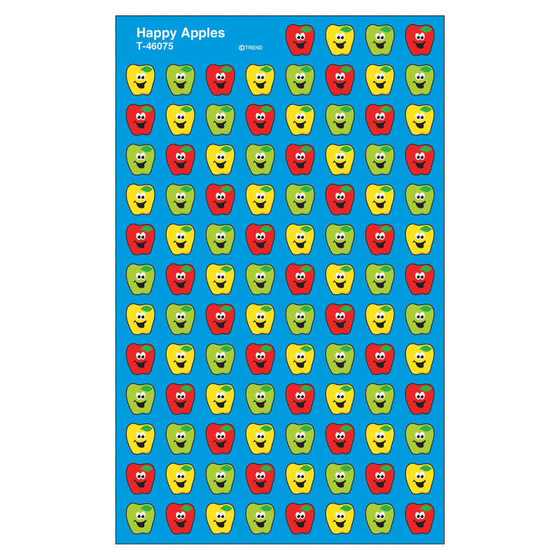 Happy Apples superShapes Stickers, 800 ct