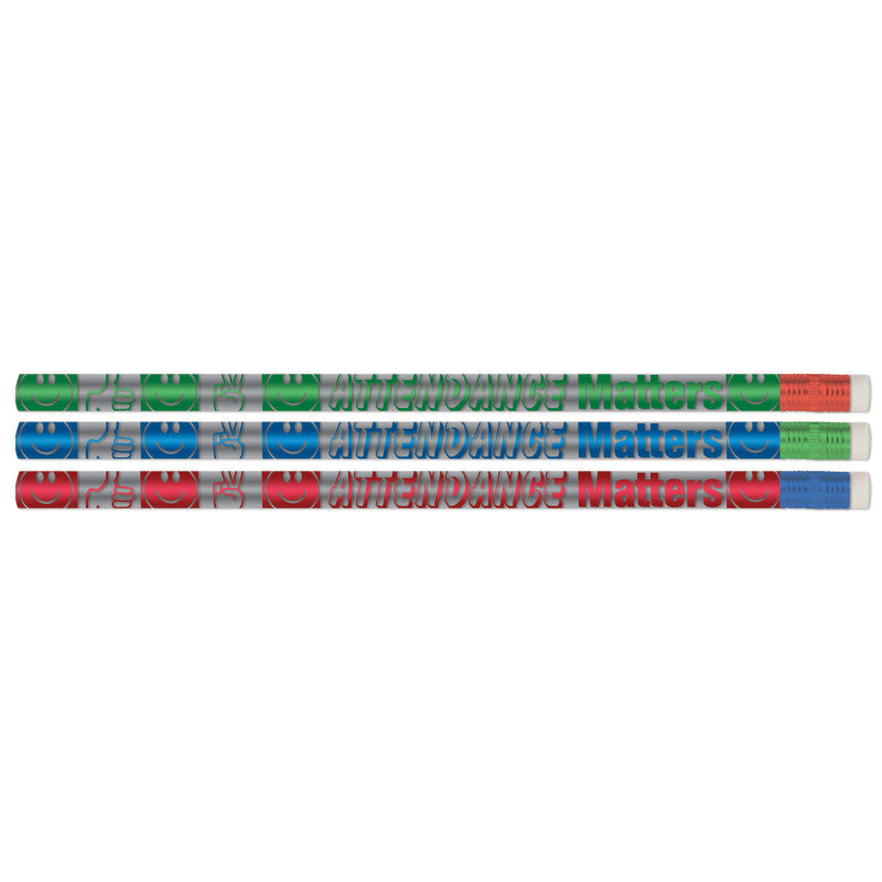 Attendance Matters Pencil, 12 Per Pack, 12 Packs