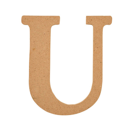 MDF Letter, U, 5 Inch