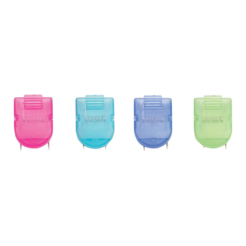 Wall Clips For Fabric Panels, Cool Colors, 40 Sheet Capacity, Pack of 50