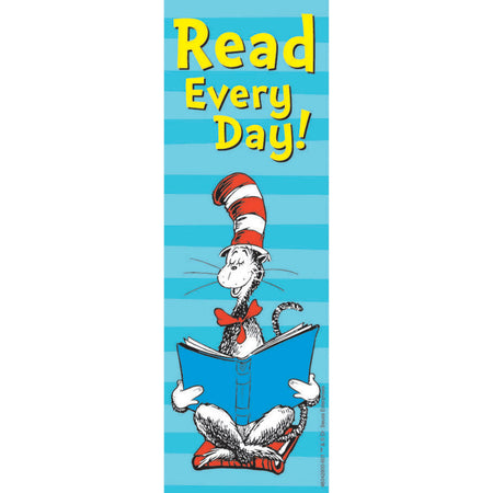 Cat in the Hat&trade; Read Every Day Bookmarks, Pack of 36