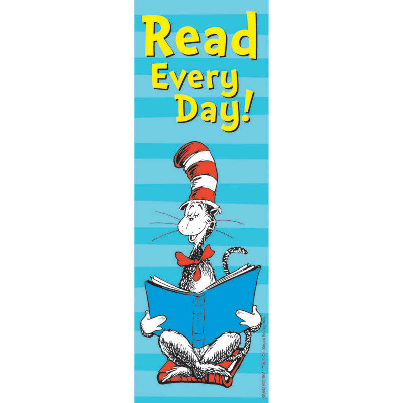 Cat in the Hat&trade; Read Every Day Bookmarks, Pack of 36