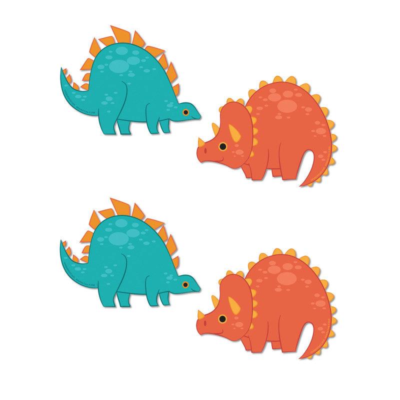 Dino Quest Paper Cut-Outs, 72 Pieces, 2 Sets