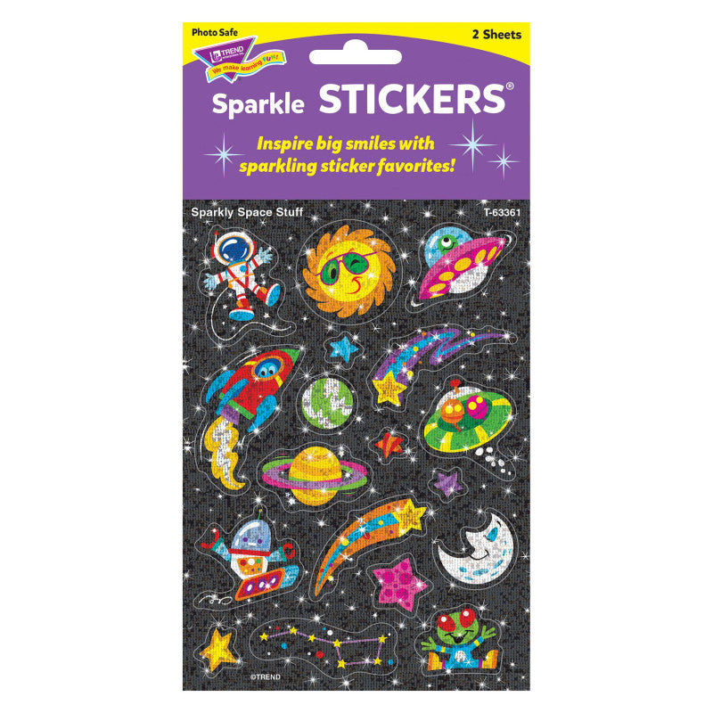 Sparkly Space Stuff Sparkle StickersÂ®, 36 Count
