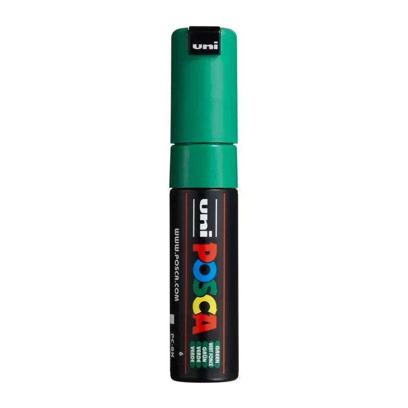 uni® POSCA PC-8K Water-Based Paint Markers, Broad Tip (8mm), Green