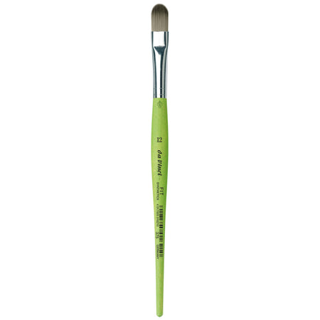 FIT Synthetics Student Brush, Synthetic, Acrylic & Tempera, Filbert, Series 375, Size 12