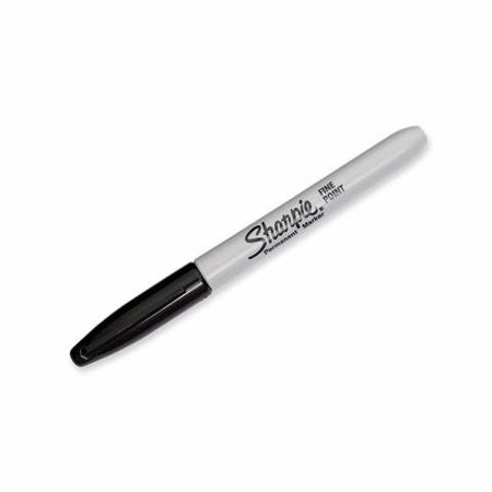 Sharpie Permanent Markers, Fine Point, Black, 30001