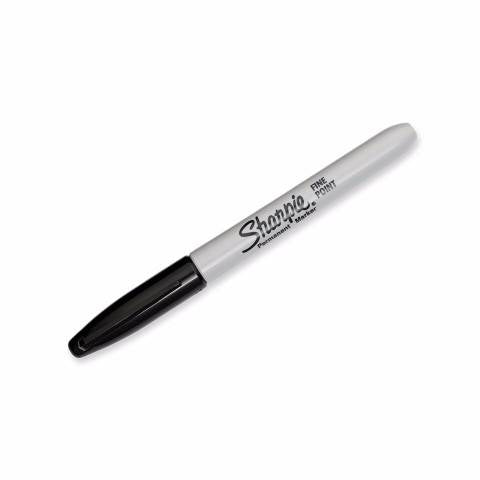 Sharpie Permanent Markers, Fine Point, Black, 30001