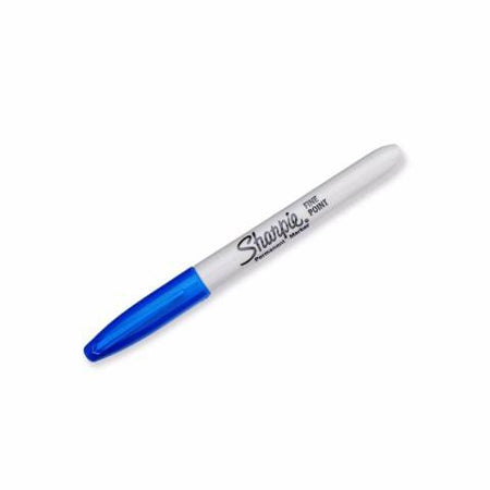 Sharpie Permanent Markers, Fine Point, Blue, 30003