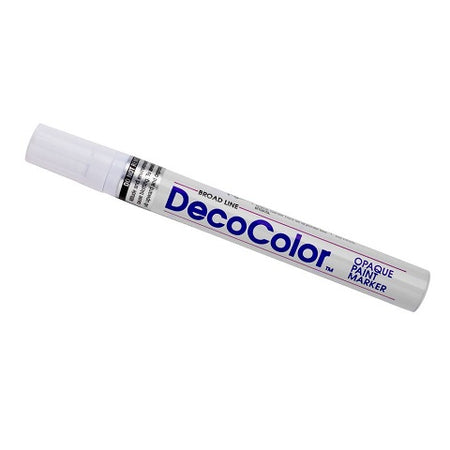 Marvy DecoColor® Broad Tip Paint Marker - White