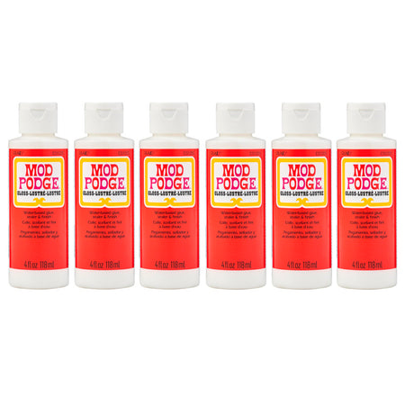 Decoupage Glue, Gloss, 4oz., Pack of 6