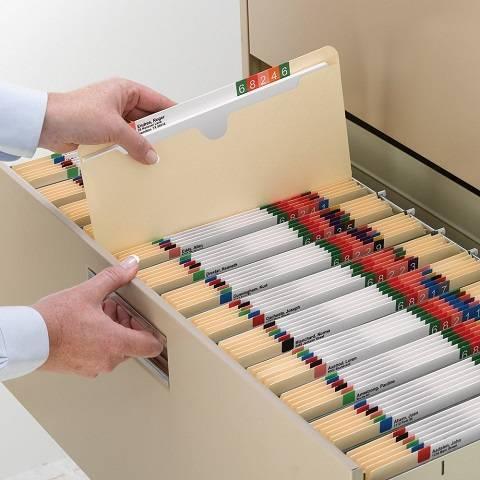 File Jacket, Reinforced Tab, 1" Expansion, Legal Size, Manila, 50 per Box